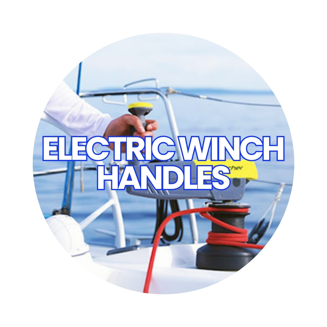 Electric Winch Handles - save your arms and back. Perfect for a crew mate that might not be physically able to hoist a person or gear.