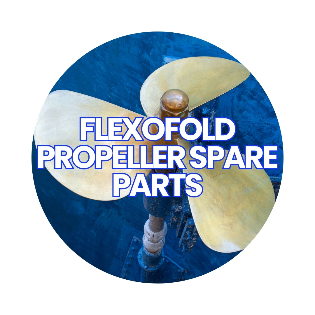 Shows an image of a FlexOfold Propellar which the spare parts fit.