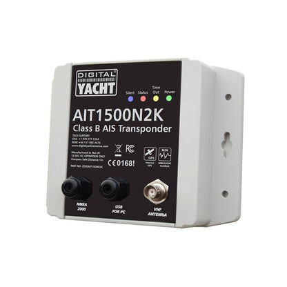 AIT1500 Class B Transponder with Int GPS Ant (NMEA 2000) - Digital Yacht | ait1500-class-b-transponder-with-int-gps-ant-nmea-2000-digital-yacht | Digital Yachts | Class B Transponder