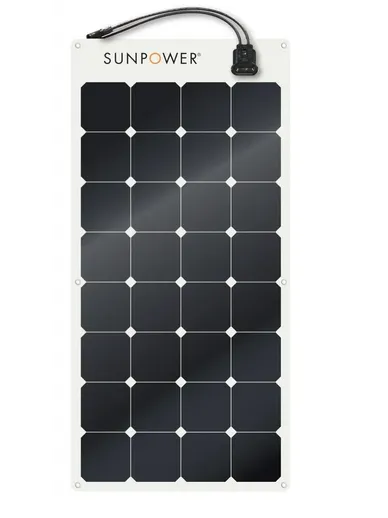 SUNPOWER E-FLEX 100W Semi-Flexible Solar Panel