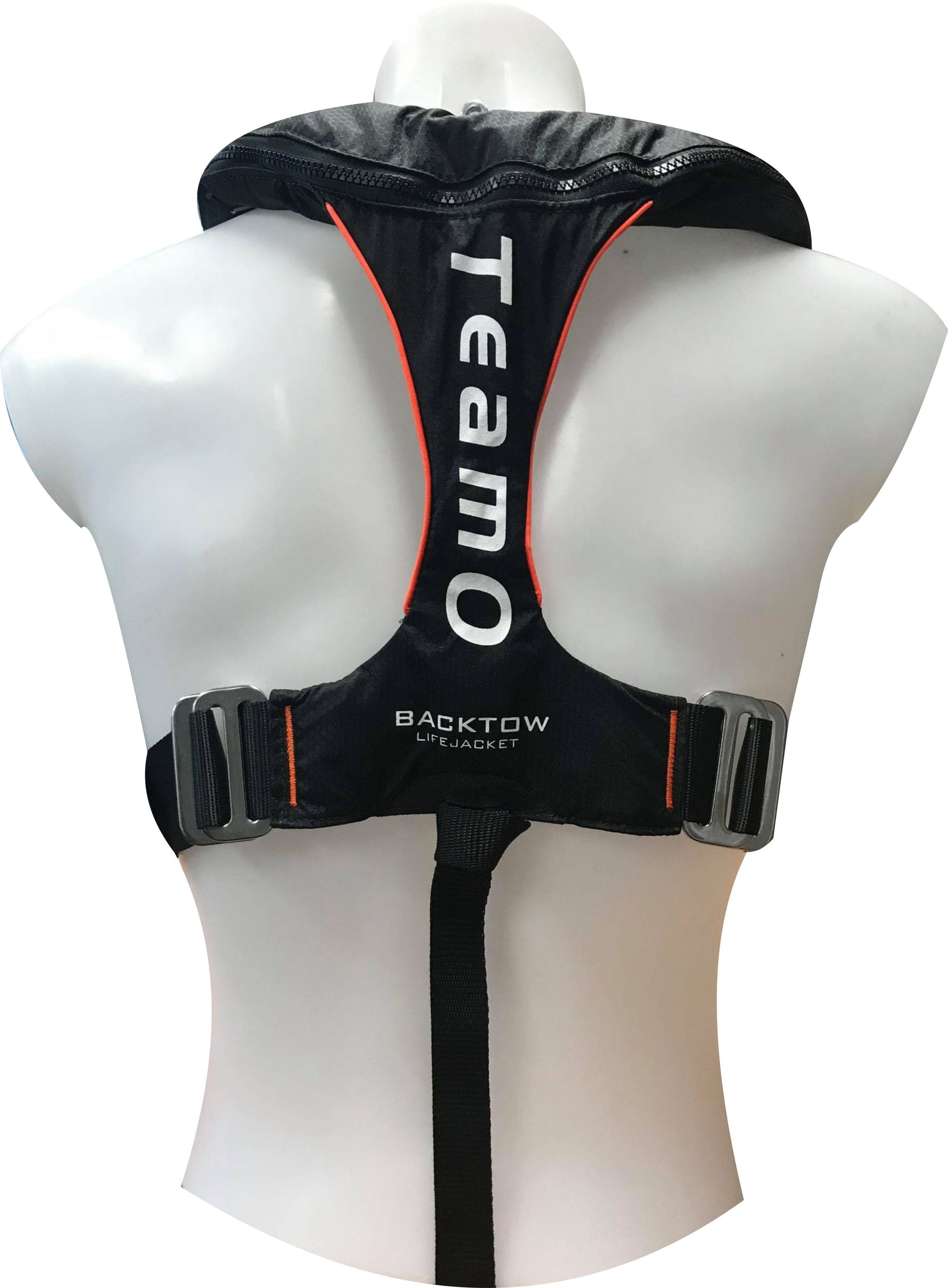 TeamO Marine | 170n Backtow™ Coastal Inflatable PFD | Grey/Orange | teamo-marine-170n-backtow-coastal-inflatable-pfd-grey-orange 