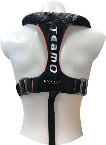 TeamO Marine | 170n Backtow™ Coastal Inflatable PFD | Grey/Orange | teamo-marine-170n-backtow-coastal-inflatable-pfd-grey-orange 