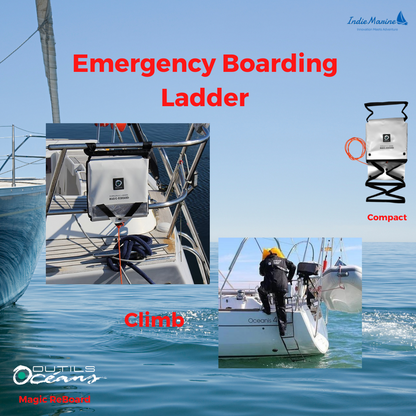 Emergency Ladder - Magic Reboard for Dinghy or Boat - 9 Step- Outils Oceans | emergency-ladder-magic-reboard-for-dinghy-or-boat-9-step-outils-oceans | Outils Ocean | Emergency Ladder for Boats