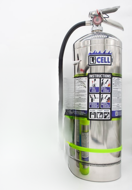 LiCELL - AH009 9L AVD - Lithium Battery Fire Extinguisher - Sea-Fire | licell-ah009-9l-avd-lithium-battery-fire-extinguisher-sea-fire | Licel | Licell Lithium Battery Fire Extinguisher