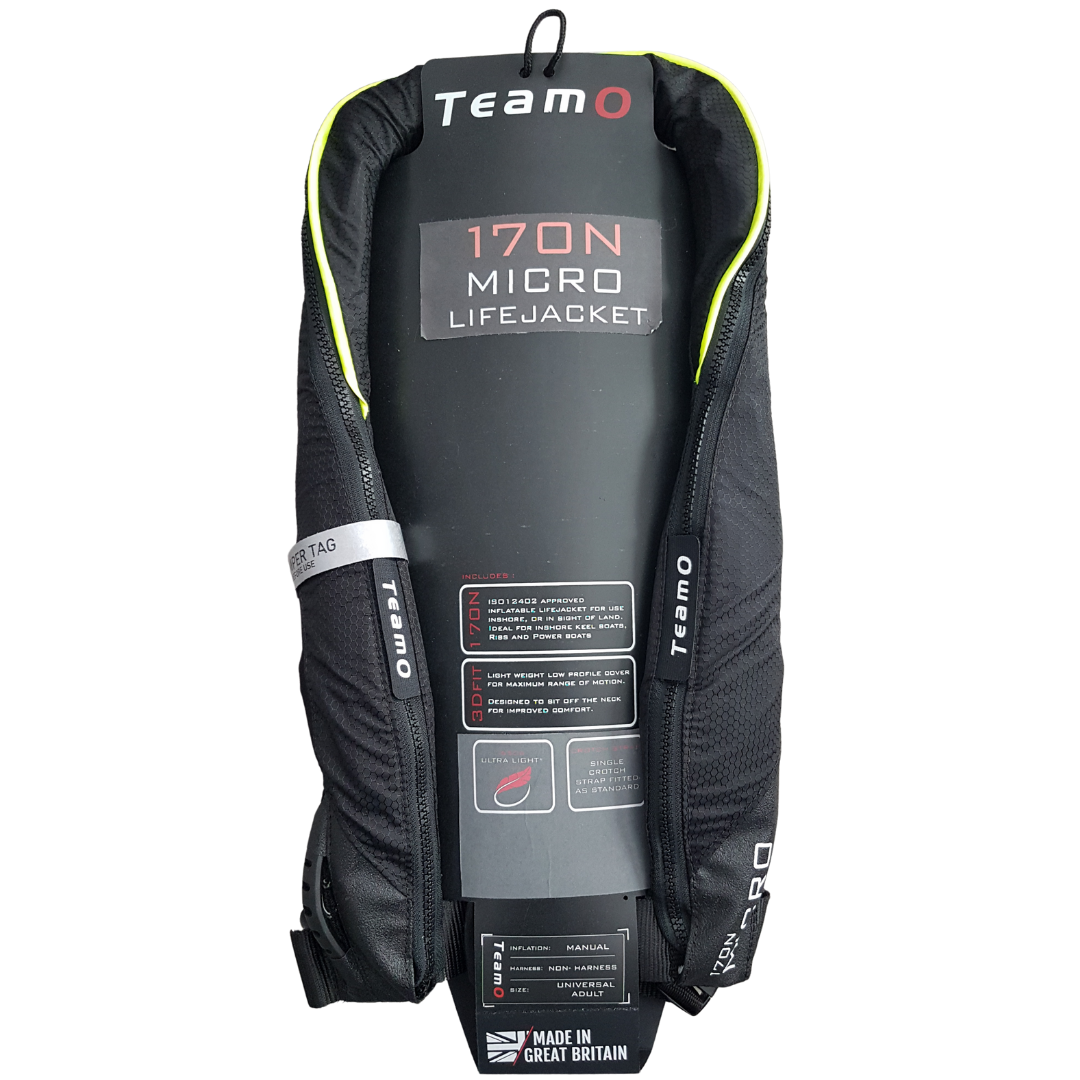 170N Micro Inflatable PFD | BackTow NOT Included | 170n-micro-inflatable-pfd-backtow-not-included | TeamO Marine | Inflatable PFD