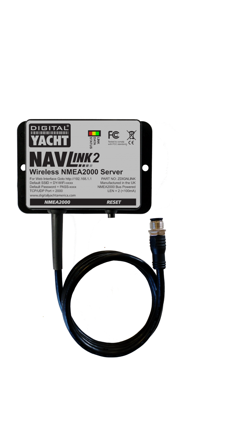 NavLink 2 NMEA 2000 to WiFi Gateway - Digital Yacht | navlink-2-nmea-2000-to-wifi-gateway-digital-yacht | Digital Yachts | WiFi Server