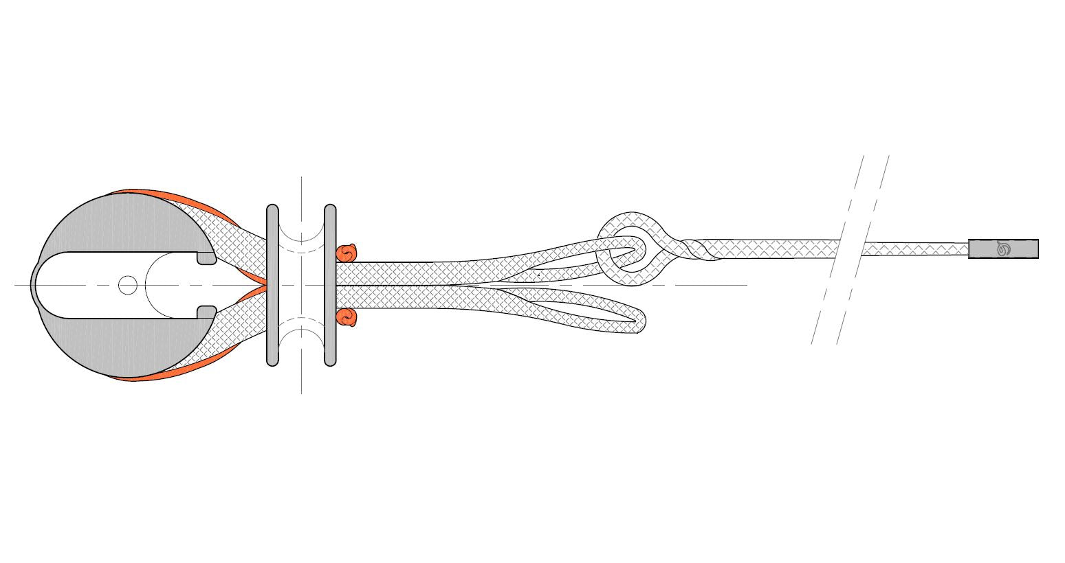 Bowsprit Pulley NUB - Dyneema® Spi 4 Nub® - NODUS FACTORY | bowsprit-pulley-nub-dyneema-spi-4-nub-nodus-factory | Nodus Factory | Pulley