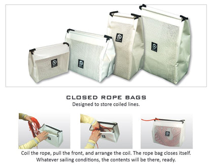 Closed Rope Bags - Outils Ocean 60mm, 25mm, 50mm, 75mm Rope Capacity Sizes Available | closed-rope-bags-outils-ocean-60mm-25mm-50mm-75mm-rope-capacity-sizes-available | Outils Ocean | Closed Rope Bag