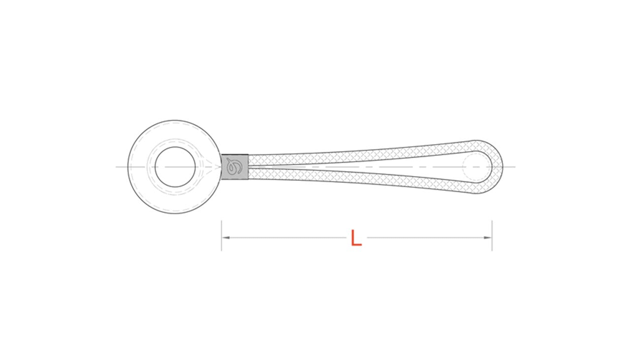 Loop and Ring « Textile Strop with Ring » (Static Open Ring) - Nodus Factory | loop-and-ring-textile-strop-with-ring-static-open-ring-nodus-factory | Nodus Factory