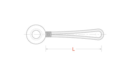 Loop and Ring « Textile Strop with Ring » (Static Open Ring) - Nodus Factory | loop-and-ring-textile-strop-with-ring-static-open-ring-nodus-factory | Nodus Factory