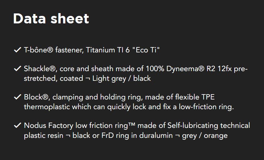 Block-Shackle® Friction Coated Textile - Plug and Sail - Size Options Available - NODUS FACTORY | block-shackle-friction-coated-textile-plug-and-sail-size-options-available-nodus-factory | Nodus Factory