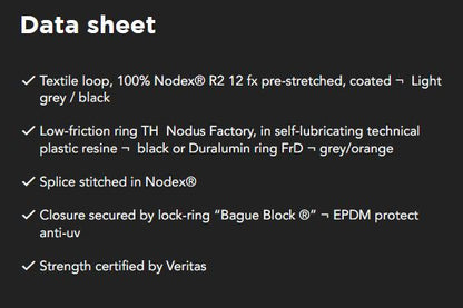 Loop and Ring « Textile Strop with Ring » (Closed Dynamic Ring) - NODUS FACTORY | loop-and-ring-textile-strop-with-ring-closed-dynamic-ring-nodus-factory | Nodus Factory